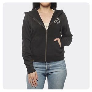 Fasthouse Dust-to-Dust Women's Black Zip-Up Hoodie